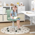 thumbnail image 4 of Costway Kids Desk Chair Ergonomic Swivel Children Mesh Study Height Adjustable Light Green, 4 of 9