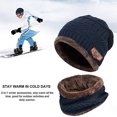 thumbnail image 3 of Winter Baseball Caps for Men Men Warm Beanie Winter Thicken Hat and Scarf Two-Piece Knit Windproof Cap Two-Piece Wolf Baseball Mat Mens Beanie Hats for Winter Hats for Men Baseball Cap, 3 of 6