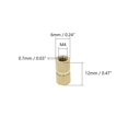 thumbnail image 2 of Wekity M4x12mm Female Thread Knurled Nuts Hx6mm OD Brass Threaded Insert Embedment Nuts Hydraulic Welded Joint Injection Molding Assortment Kit for 3D Printing Injection Molding 80PCS-0621, 2 of 5