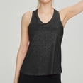 thumbnail image 2 of Timegard Workout Tops for Women Racerback Round Neck Athletic Running Tank Tops Loose Sleeveless Gym Tops, 2 of 5