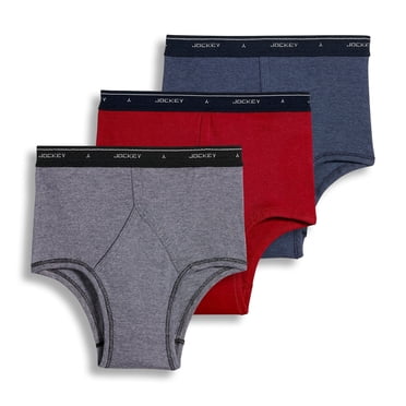 Jockey Slip Classique Taille Haute pour Homme en Coton 100 % - Lot de 3
