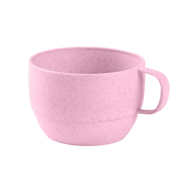 Kyusrd 5 Pack Straw Tableware Kettle Cups Set With 4 Multicolor Cups For Kids Children Toddler Adult Dishwasher Coffee Mug For Water Tea Milks