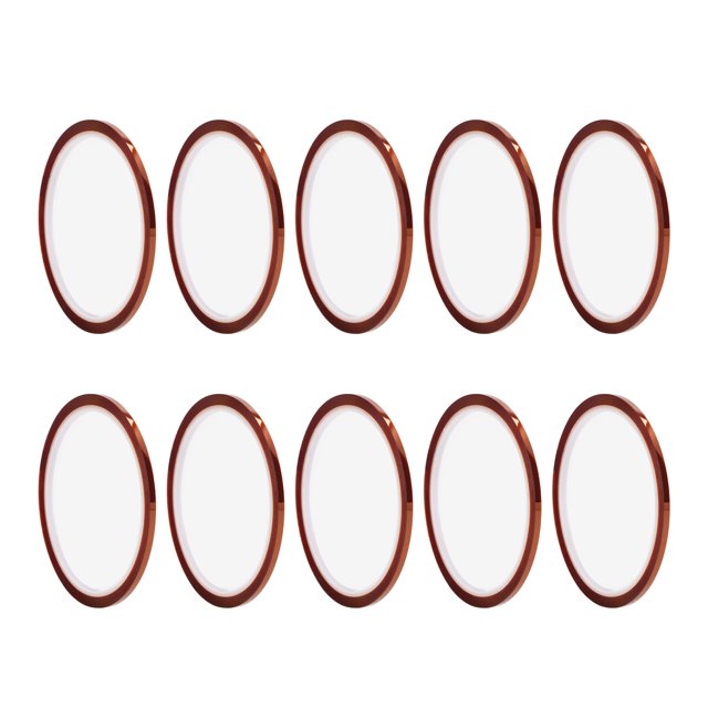 Heat Press Tape, Insulation PI Polyimide Sublimation Heat Tape Non Flexing Static Free For Vinyl 3mm Width,5mm Width