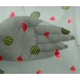thumbnail image 4 of oneOone Viscose Chiffon Fabric Watermelon Fruit Print Fabric BTY 42 Inch Wide, 4 of 4
