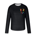 thumbnail image 4 of Birdeem Mens Printed Long Sleeved Top Long Sleeved Round Neck Top/Shirt, 4 of 4