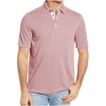 thumbnail image 1 of Birdeem Shirts for Men Mens Short Sleeve Turndown Collar Blouse Shirt, 1 of 10