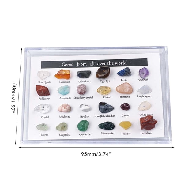 Christmas Advent Calendar Christmas Ore Toys Christmas Advent Calendar 24 Pcs Ore Toys Natural Agate Stone Rocks Mineral Gift Box Toys Christmas Ore Toys For School Dormitory