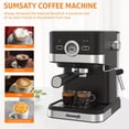 thumbnail image 4 of Fast Heating Espresso Machine, With Milk Frother Wand - Perfect For Home Baristas, 4 of 5