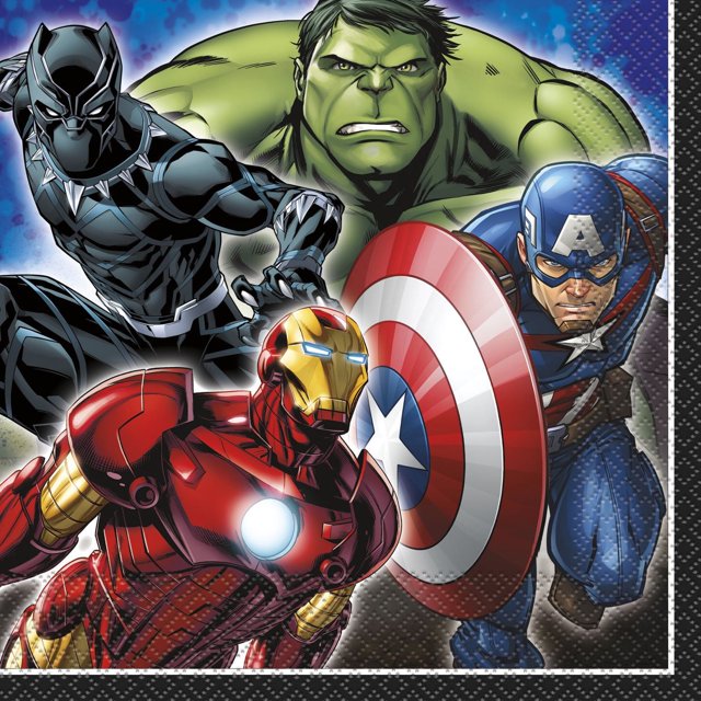Unique Industries' Marvel Avengers Multicolor Lunch Napkins,16CT