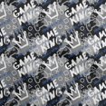 thumbnail image 1 of oneOone Cotton Poplin Gray Fabric Writing Abstract Texture With Text Fabric For Sewing Printed Craft Fabric By The Yard 56 Inch Wide, 1 of 4