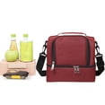 thumbnail image 1 of HOARBOEG Insulating Lunch Bag With Waterproof Double Layer For Bento Milk Bottle And Meal Boxes Cooler Bag, 1 of 8
