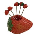 thumbnail image 2 of Ensemble de Fourchettes à Fruits, Délicate Apparence Fourchettes de Pic Alimentaire Robuste et Pas Facile à Rouiller Fourchette à Fruits en Acier Inoxydable avec Support pour Gâteau aux Fruits et Desserts à la Crème Glacée, 2 of 8