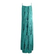 thumbnail image 3 of Birdeem Womens Spring and Summer Solid Slim Fit V-Neck Racerback Tank Top Wrapped Hip Casual Dress, 3 of 5
