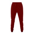 thumbnail image 1 of XZNGL Womens Sports Fleece Solid Color Guards Pants Solid Color Leggings Casual Pants, 1 of 1