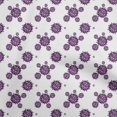 thumbnail image 1 of oneOone Georgette Viscose Purple Fabric Medical Craft Projects Decor Fabric Printed By The Yard 42 Inch Wide, 1 of 4
