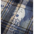 thumbnail image 4 of Men's Checkered Long Sleeve Shirt, Button Up Cardigan Style Casual Top with Classic Plaid Design for Daily Wear, Winter Spring Flannel Shacket, Relaxed Fit Sizes M to 5XL, 4 of 9