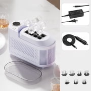 Ice Maker Countertop Self Cleaning Ice Cube Makers With Basket And Tweezer 8 Cubes In 10 15 Mins For Home Kitchen Camping