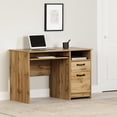 thumbnail image 1 of South Shore Tassio Computer Desk with Keyboard Tray, in Nordik Oak, 1 of 16