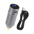 thumbnail image 1 of Power Supply Large Capacity Simple Operation Rotary Adapter Circuit Protection Tattoos Supplies Wireless Connector Alumium Alloy Silver, 1 of 7