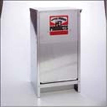 Pet Lodge 25 Lbs Capacity Chow Hound Automatic Steel Dog Feeder, Silver