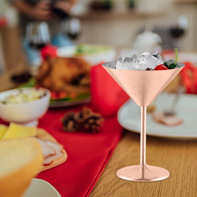 Jusqu'à 50 % de Rabais! TopLLC Verre à Vin Rouge en Acier Inoxydable 304, Calice à une Seule Couche pour Restaurant, Verre à Vin en Acier Inoxydable. 220 ml en Liquidation