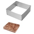 thumbnail image 3 of OUNONA 2Pack Mousse Square Mold Baking Cake Pan Supplies for Home Bakers, 3 of 8