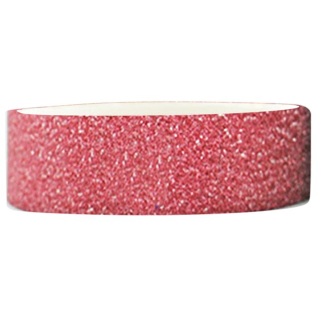 WIFKLSIIPG 1 Rouleau Ruban Pailleté Washi Bricolage Ruban Décoratif Coloré Ruban Adhésif pour Bricolage Ruban Pailleté Auto-Adhésif pour Scrapbooking et Bricolages sur Papier (Rouge)