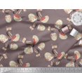 thumbnail image 3 of Soimoi Rayon Fabric Bird & Owl Kids Decor Fabric Printed Yard 56 Inch Wide, 3 of 3