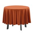 thumbnail image 1 of Nappe ronde d'intérieur/extérieur Vargottam 58 pouces, Nappe ronde imperméable pour l'eau de table de patio, couvertures de table de printemps/été pour la table circulaire d'arrière-cour/barbecue/pique-Nique - Orange, 1 of 7