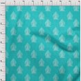 thumbnail image 3 of oneOone Cotton Poplin Fabric Leaves & Tree Block Print Fabric BTY 56 Inch Wide, 3 of 4