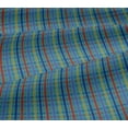 thumbnail image 4 of oneOone Viscose Jersey Fabric Madras Check Print Fabric By Yard 60 Inch Wide, 4 of 4