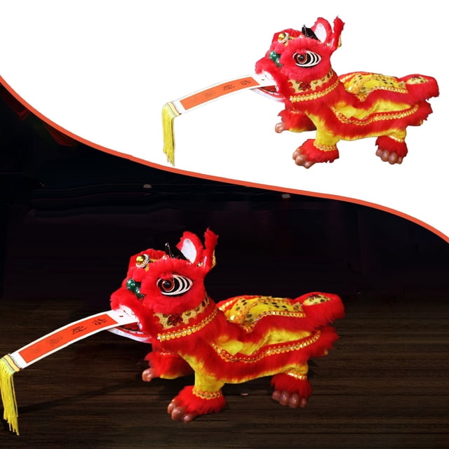 HANDIED Desktop dress up Hand Puppet With Strings And Rod Asian Figurine Puppet Portable Crafts For Parties Children Spring Festival