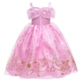 thumbnail image 2 of HAWEE Robe de Princesse pour Filles, Tenue Rose, Déguisement pour Halloween, Fête, Anniversaire, 2 of 5