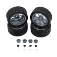 thumbnail image 2 of MERIGLARE Jantes de Roue RC Kit de Pneus en Caoutchouc Remplacement Écrou de Roue M3 pour 144001 1:12 1:18 Gris, 2 of 9