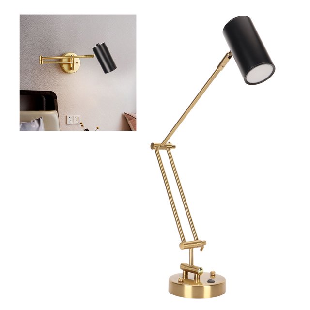 Zaqw Applique Murale Fer 3000K Éclairage Chaud 1 Lumière E27 à Brancher Salon