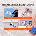 thumbnail image 3 of Yunuuuoa 3 Packs Recyclable Plastic Razor Blade Scraper, Eco-Friendly Safe Multi-Surface Tool, Glass Tile Cleaning, Durable Portable Household & Commercial Utility, Value Pack, 3 of 8