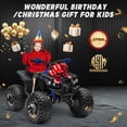 thumbnail image 4 of Joyracer 4x4 24V Kids Ride on ATV with Remote Control, 2 Seater 24 Volt Ride on Toys, 800W 4-Wheeler Quad Car for Big Kids, Blue, 4 of 9