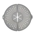 thumbnail image 2 of Flynix Silicone Splatter Screen Kitchen Gadgets Splash Guard for Cooking Frying Pan Gray, 2 of 10