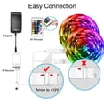 thumbnail image 4 of DAYBETTER Led Strip Lights,100ft Light Strips with App Control Remote,24V 5050 RGB Led Lights for Bedroom, Music Sync Color Changing Lights for Room Party, 4 of 7