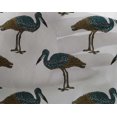thumbnail image 4 of oneOone Georgette Viscose Fabric Heron Block Print Fabric BTY 42 Inch Wide, 4 of 4