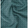 thumbnail image 1 of Soimoi Moss Georgette Fabric Palmette Damask Print Fabric by the Yard 42 Inch Wide, 1 of 6