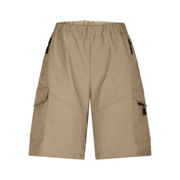 Ediodpoh Pantalon Décontracté pour Homme à Fermeture Éclair, Uni, Pantalon Cargo à Poches, Coupe Ajustée, Short à Cordon, Short d'Été, Pantalon pour Homme Bleu P