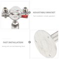 thumbnail image 3 of 2pcs Adjustable Stainless Steel Hose Clamps Water Pipe Clips Tube Bracket Clamp, 3 of 9