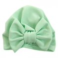 thumbnail image 4 of 0-6 Month Baby Cute Unisex Hat Solid Elastic Big Bow Design Hat, 4 of 9