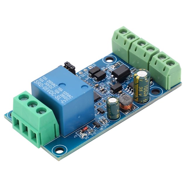ANGGREK Electronic Component,Relay Board,DC7-24V Relay Module 1 Channel Input Output With Anti-Reverse Connection Protection RS485/TTL