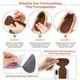 thumbnail image 2 of maskred Semelles de Talon en Forme de T pour Chaussures pour un Confort Durable, Ajustables, Soulagement de la Pression, Brun, 1 Ensemble, 2 of 6