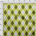 thumbnail image 3 of oneOone Polyester Spandex Lime Fabric Check Dress Material Fabric Print Fabric By The Yard 56 Inch Wide, 3 of 4