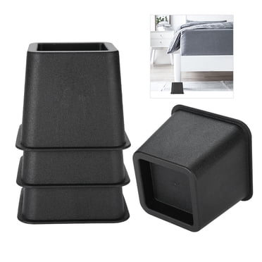 Cergrey Ensemble de 4 Pcs 3 Suréleveurs de Meubles Réglables Rehausseur de Chaise Pieds Larges Supports de Levage, Rehausseur de Meubles, Rehausseur de Lit Réglable