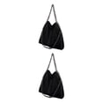 thumbnail image 1 of kurtrusly Functional And Beautiful Bags To Organize Life Classic And Timeless Shoulder Bag black 2Set, 1 of 6