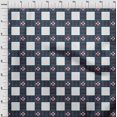 thumbnail image 3 of oneOone Coton Popeline Tissu à Carreaux Ikat Tissu Imprimé 42 Pouces de Large, 3 of 4